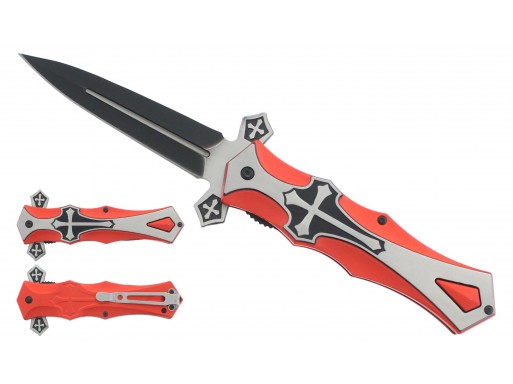 Falcon 9" Spring Assisted Knife KS5440RD